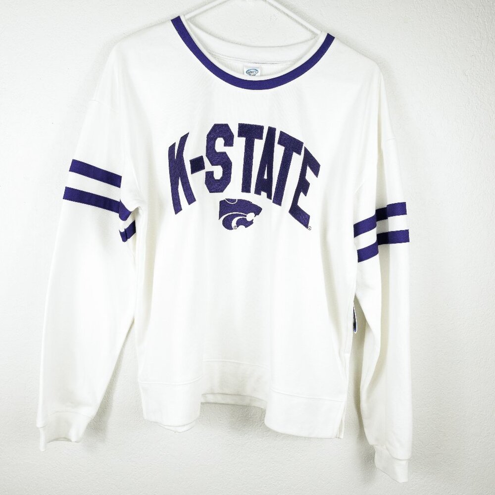 Concepts Sport Women's Top/Sweatshirt K-State Borough French Terry Large
